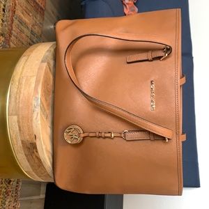 Michael Kors light use, like new camel tote.